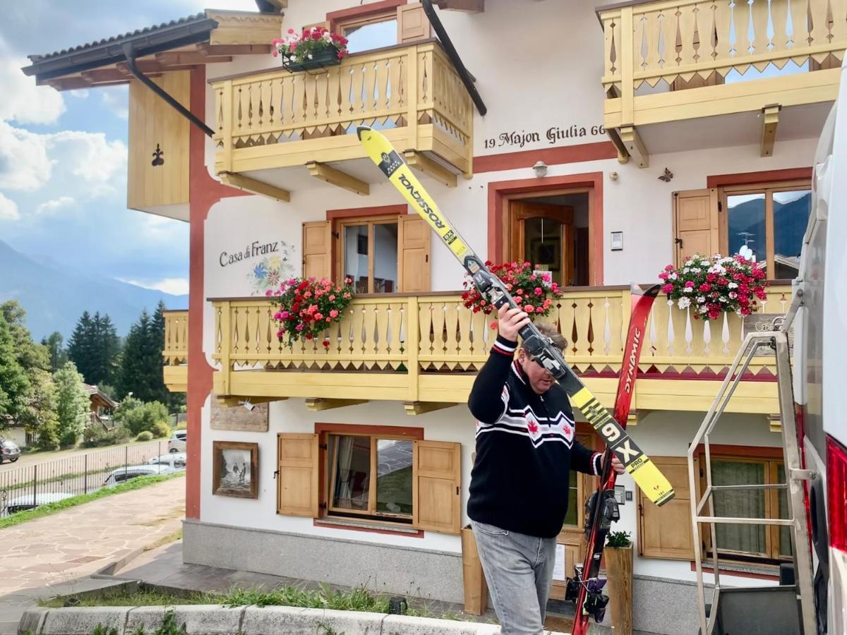 Hotel Casa Di Franz Vigo di Fassa Exterior foto